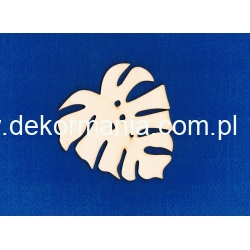 Liść monstery 10x9,5 cm   ozdoba, podkładka , monstera